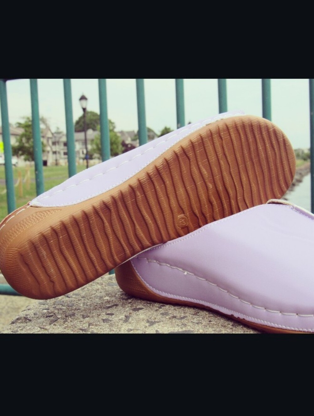 Lilac Slide Sandals - Picture 6 of 6